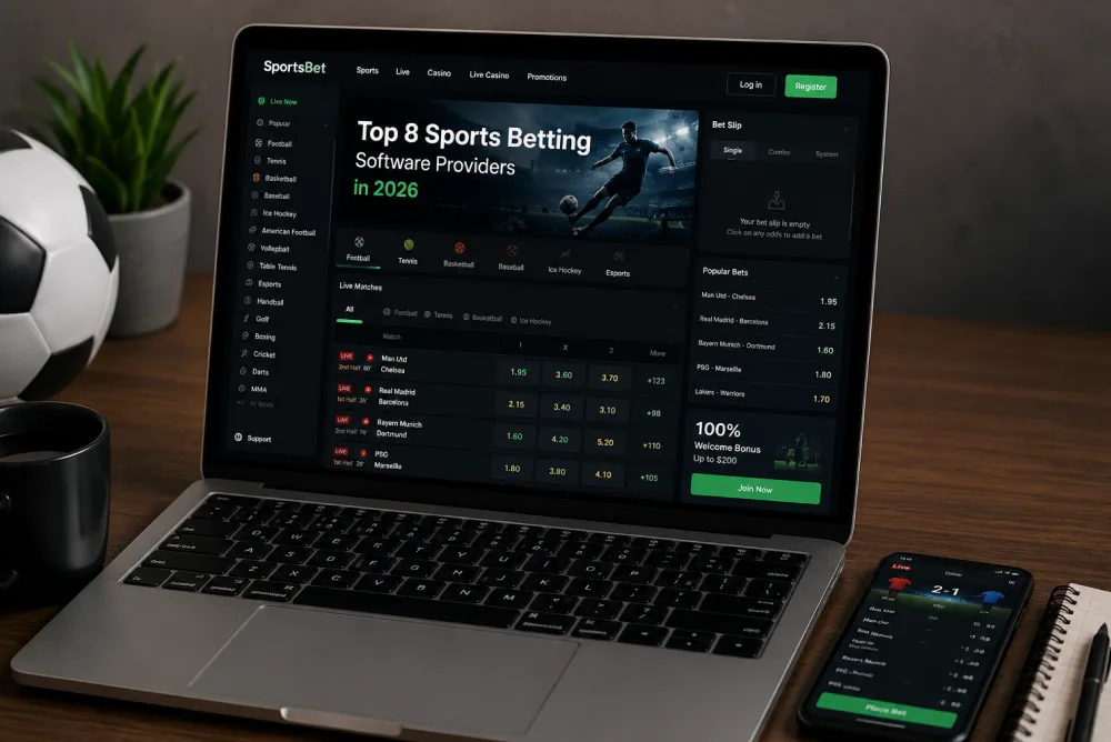 Top 8 Sports Betting Software Providers in 2K26