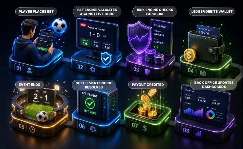 How These Sportsbook Platform Components Connect